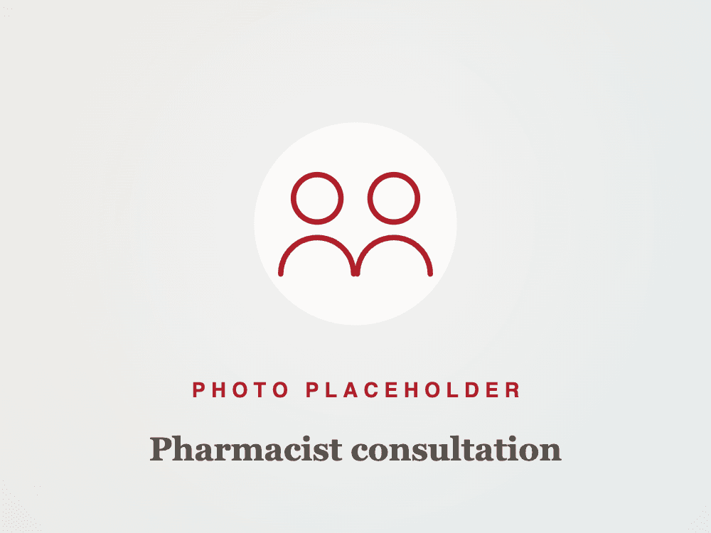 Pharmacist consulting with a patient